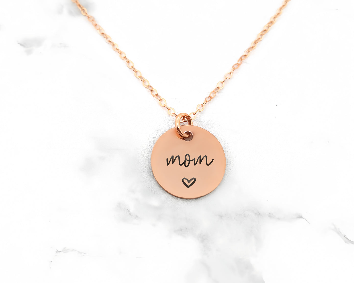 Custom Initial Disc Necklace, Engraved Letter Necklace, Gold Coin Disk Tag, Personalized Name Necklace, Teen Aunt Grandma Mom Gift