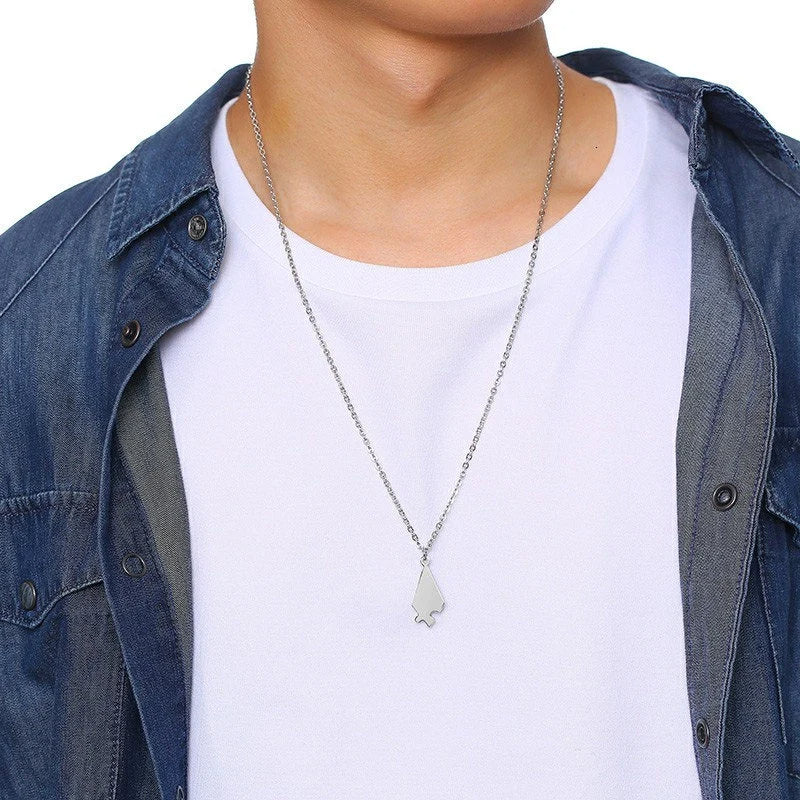 Personalized 5 PCS/Set BFF Puzzle Pendants Necklaces for Best Friends Sisters Brothers Free Engraving