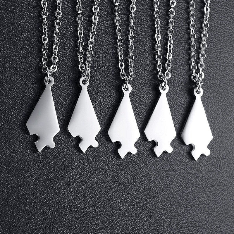 Personalized 5 PCS/Set BFF Puzzle Pendants Necklaces for Best Friends Sisters Brothers Free Engraving