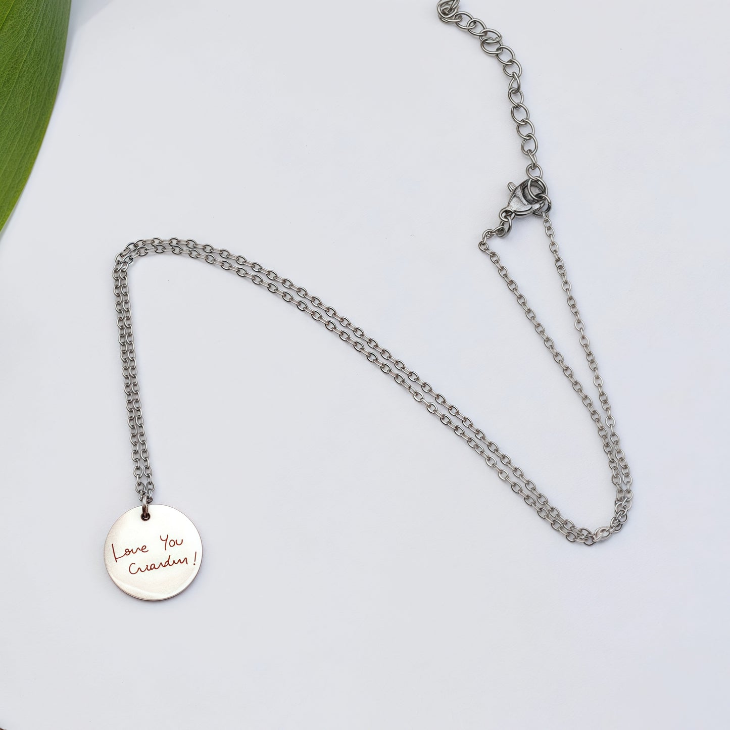Handwriting Necklace, Personalised Gifts for Her, Gold Necklace, Personalized Signature Keepsake, Memorial meaningful gift, Engraved Gift