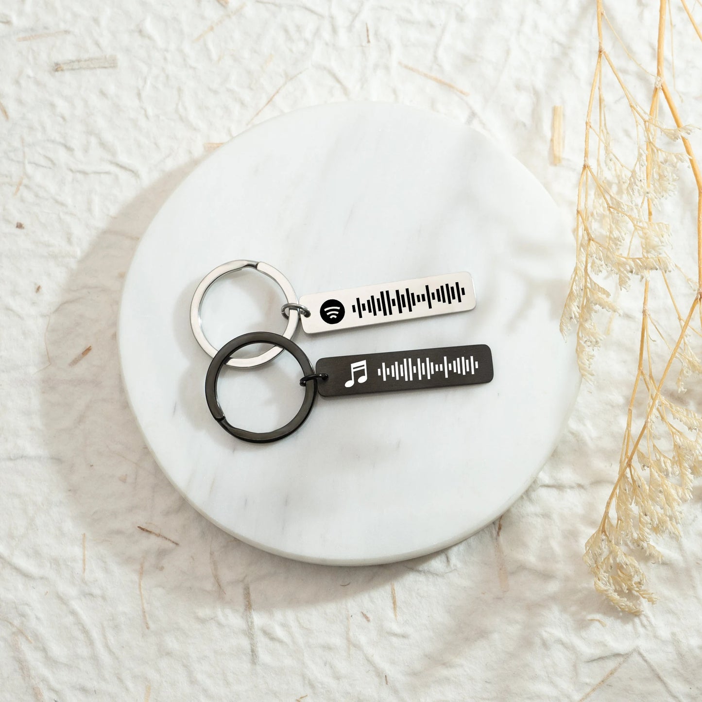 Personalised Spotify Keychain Music Scannable Keyring Personalised Gift Music Gift Keychain Customised Keyring Personalised Mother's Day