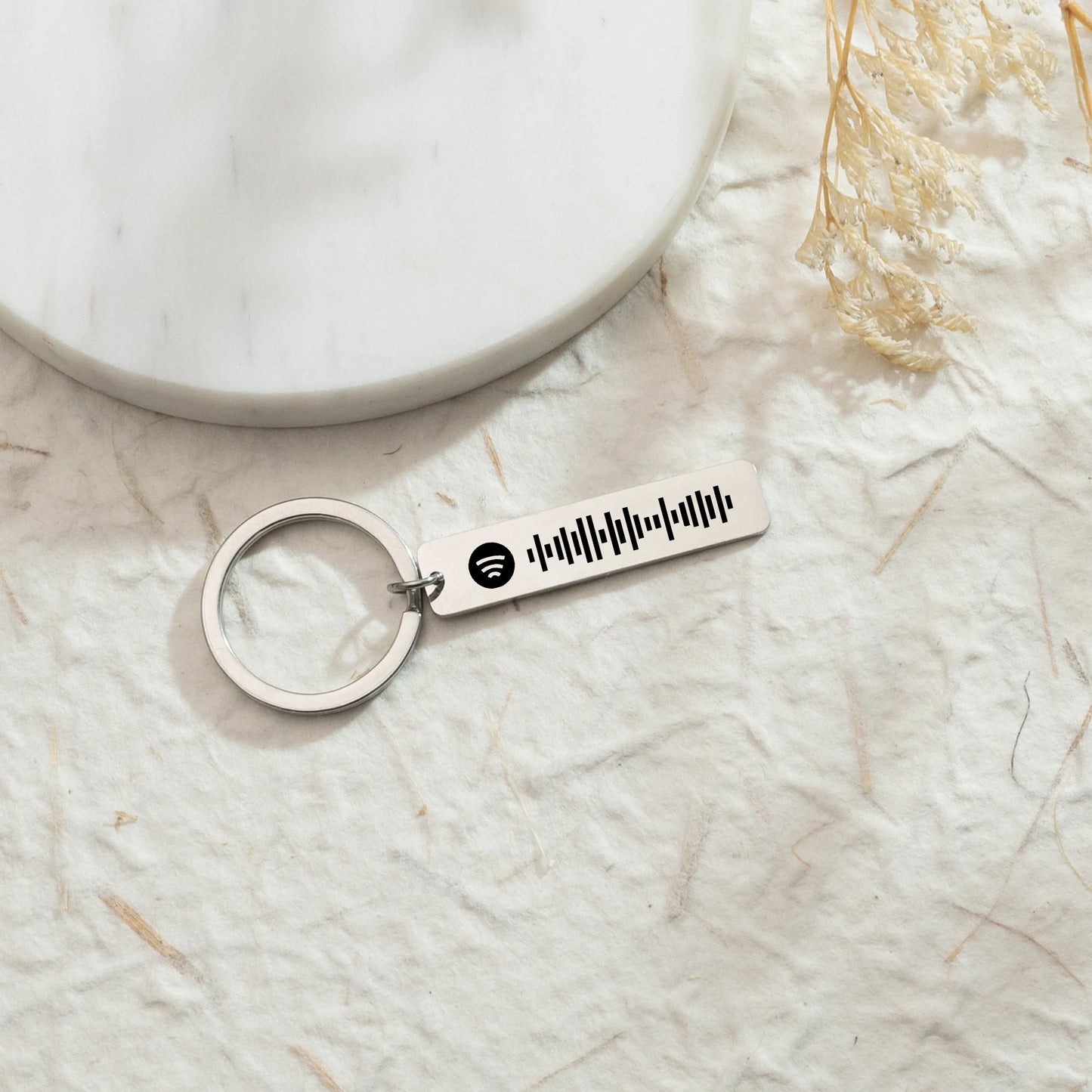 Personalised Spotify Keychain Music Scannable Keyring Personalised Gift Music Gift Keychain Customised Keyring Personalised Mother's Day